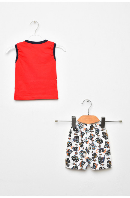 Костюм детский для мальчика красного цвета 203071L