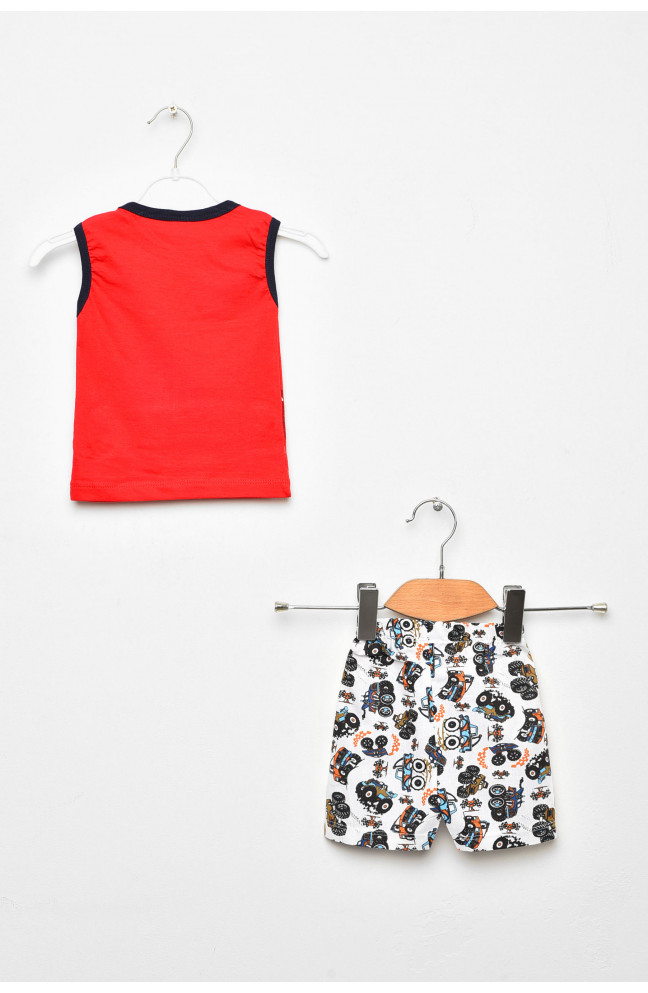 Костюм детский для мальчика красного цвета 203071L