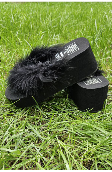 Вьетнамки женские черного цвета 203179L