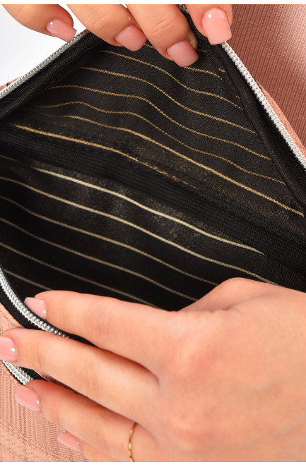 Бананка женская пудрового цвета 203280L