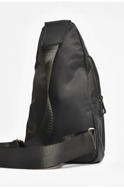 Сумка мужская через плечо текстиль черного цвета 203627L