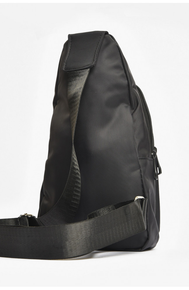 Сумка мужская через плечо текстиль черного цвета 203627L