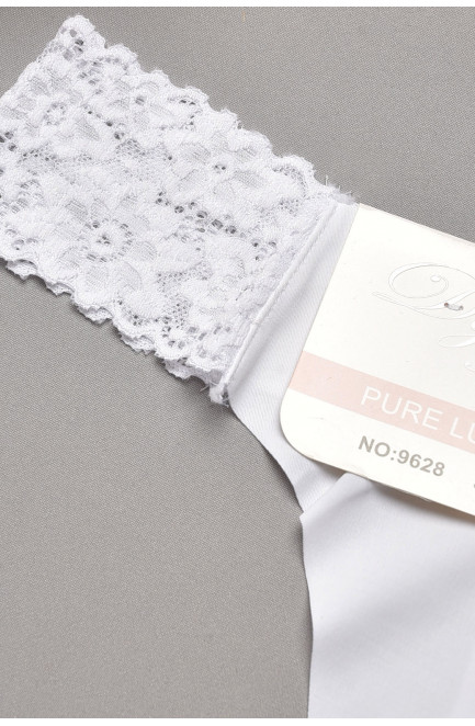 Стринги женские однотонные белого цвета 204831L