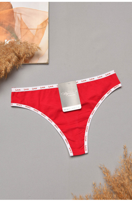 Стринги женские малинового цвета 204837L