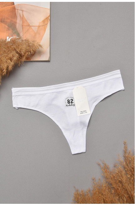 Стринги женские белого цвета 204840L