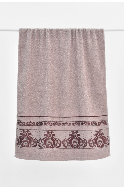 Полотенце банное махровое серого цвета 205466L