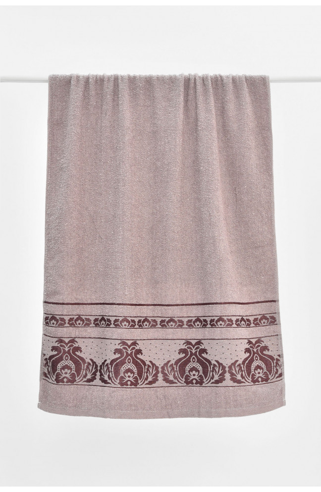 Полотенце банное махровое серого цвета 205466L