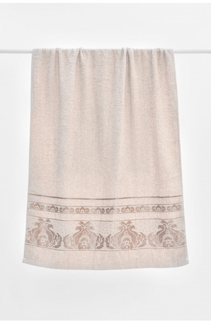 Полотенце банное махровое светло-серого цвета 205467L