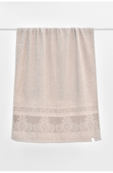 Полотенце банное махровое светло-серого цвета 205467L