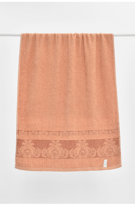 Полотенце банное махровое светло-коричневого цвета 205468L