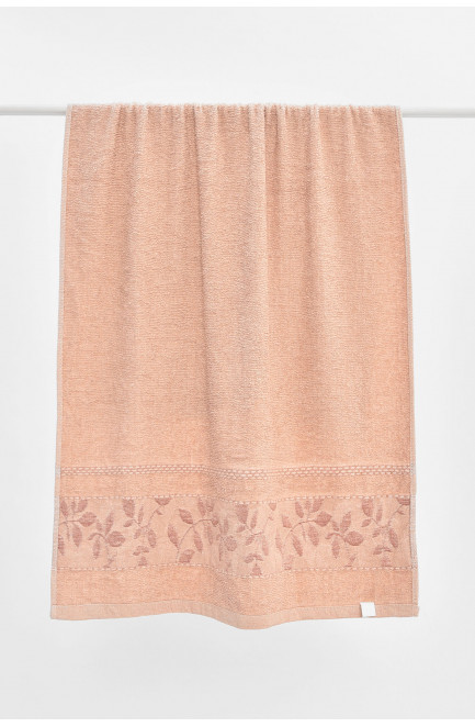 Полотенце банное махровое светло-бежевого цвета 205515L