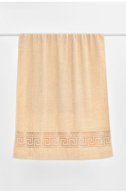 Полотенце банное махровое светло-бежевого цвета 205525L