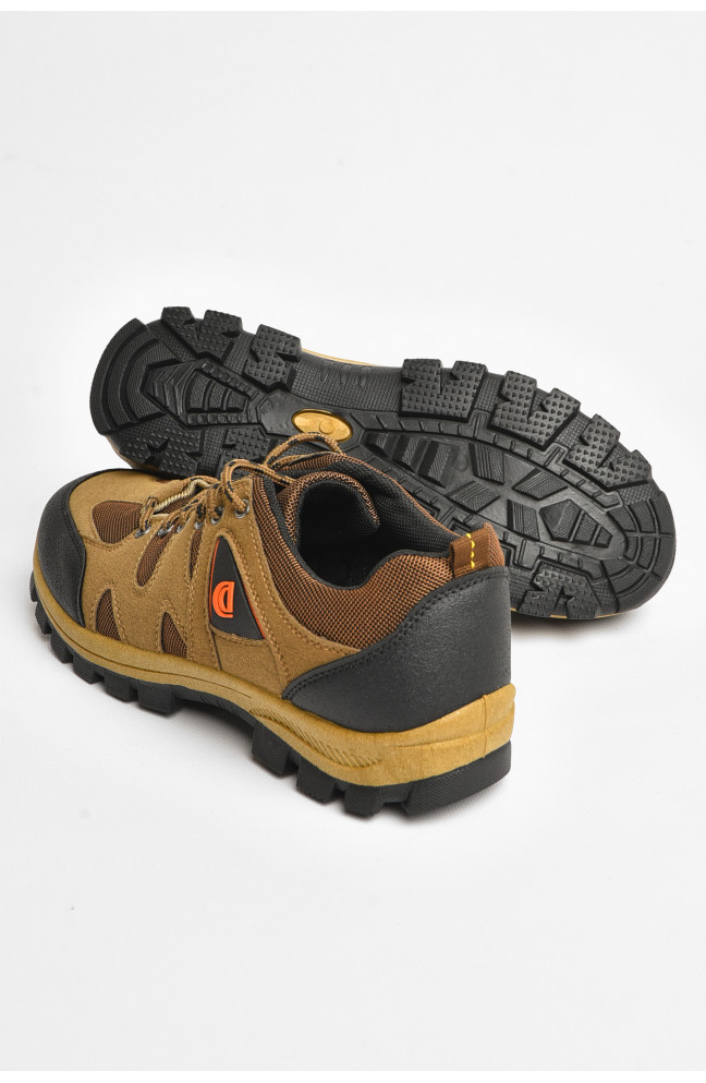 Кроссовки мужские  светло-коричневого цвета 205675L