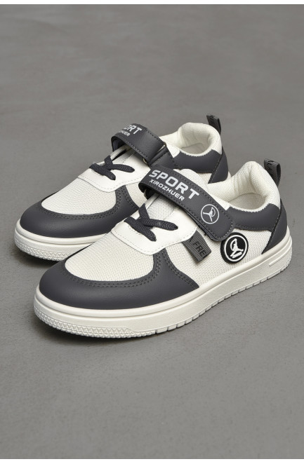 Кроссовки детские серого цвета 205859L Кроссовки детские серого цвета 205859L