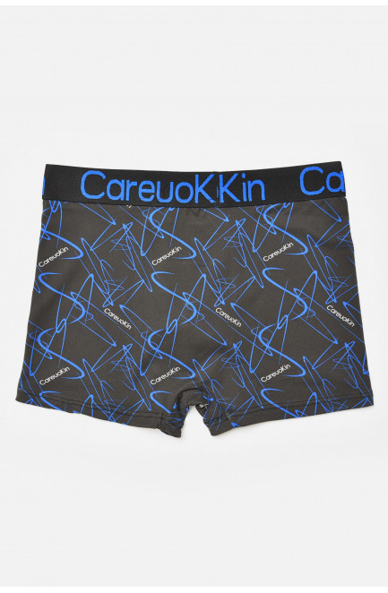 Боксеры мужские черного цвета с принтом 205924L