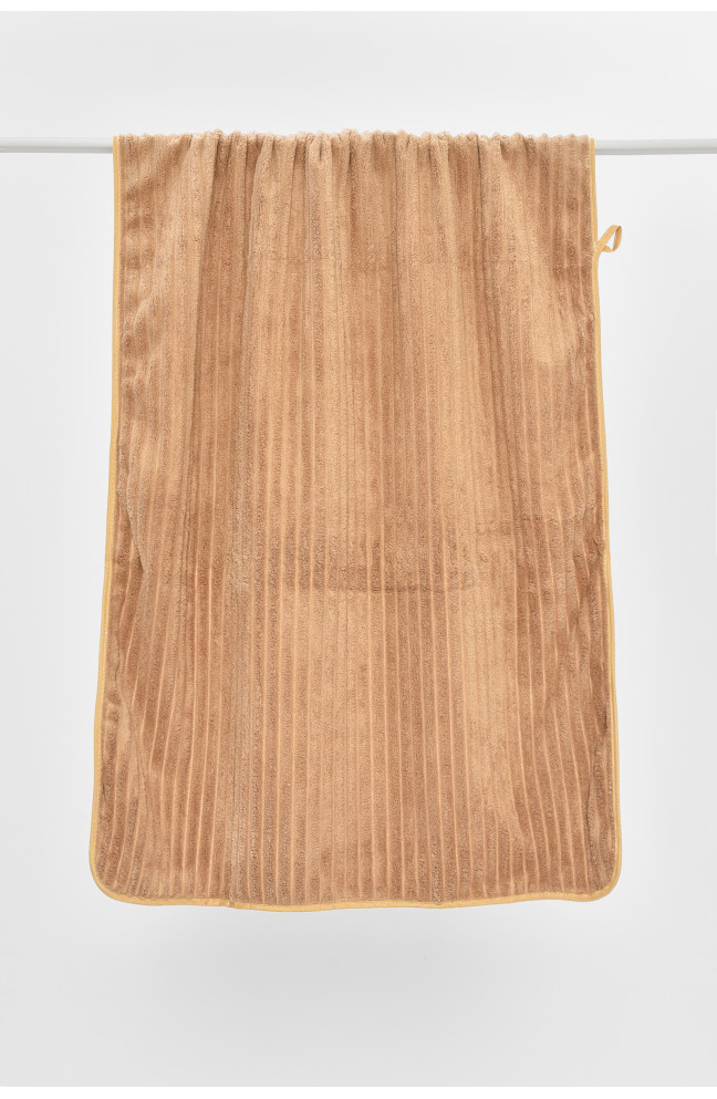 Полотенце банное микрофибра бежевого цвета 205943L