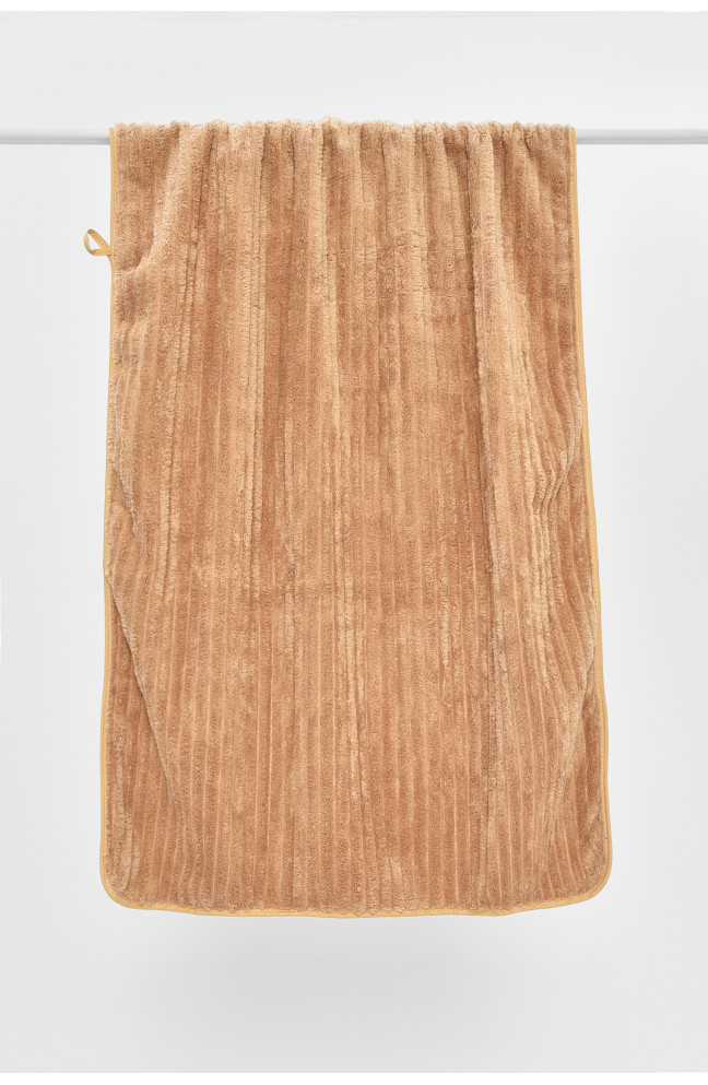 Полотенце банное микрофибра бежевого цвета 205943L