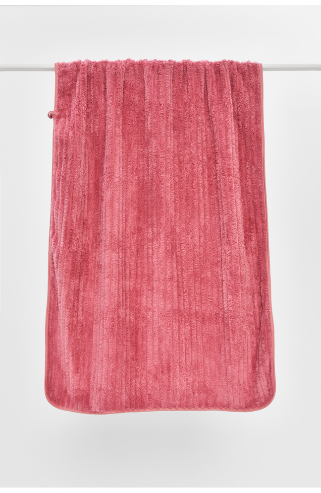 Полотенце банное микрофибра розового цвета 205944L