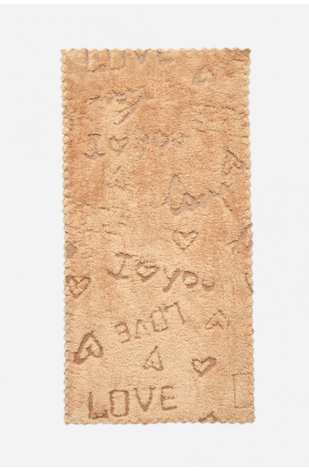 Полотенце кухонное микрофибра бежевого цвета размер 25*49 см 205947L