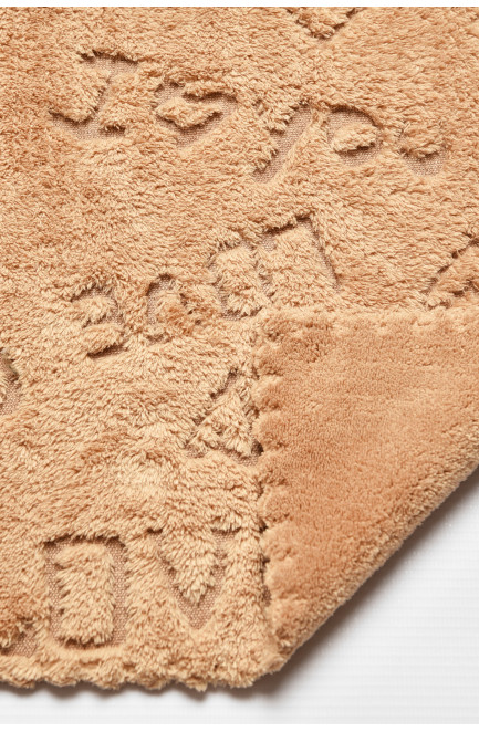 Полотенце кухонное микрофибра бежевого цвета размер 25*49 см 205947L