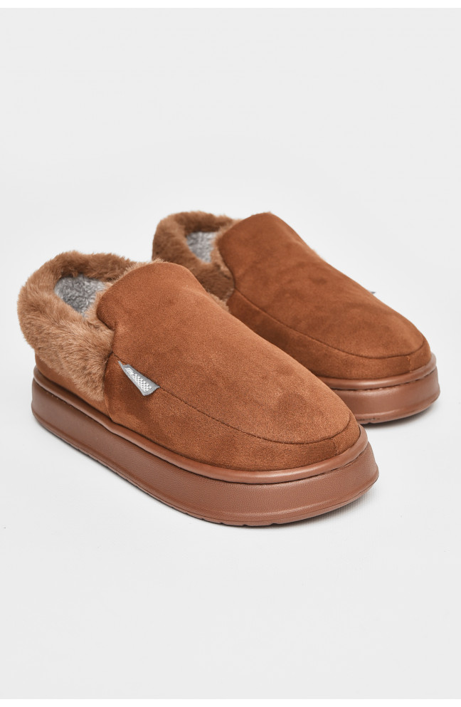 Тапочки комнатные мужские коричневого цвета 206215L
