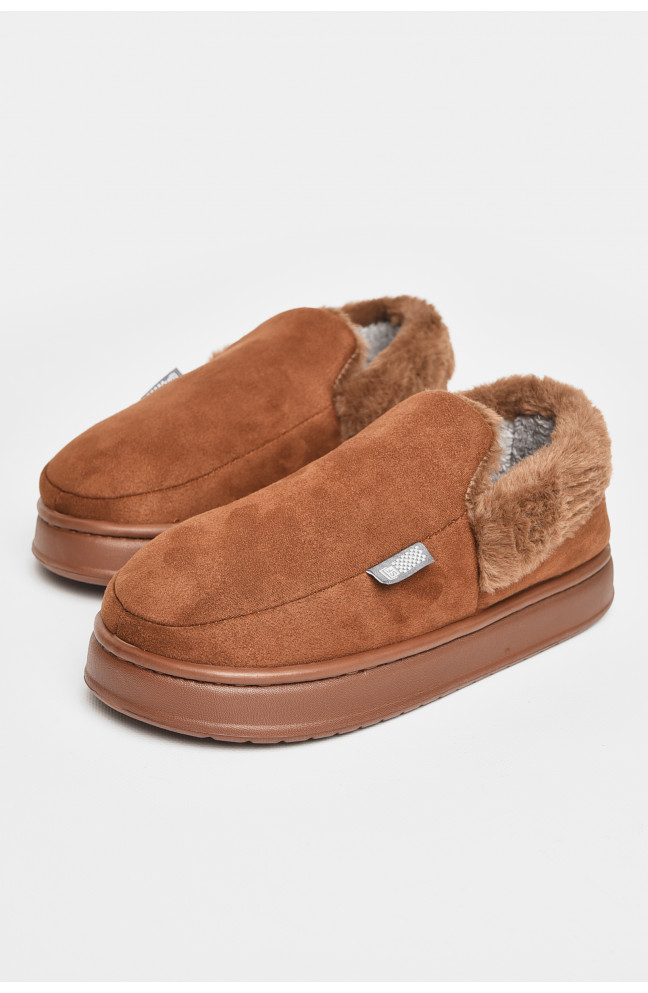 Тапочки комнатные мужские коричневого цвета 206215L