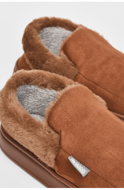 Тапочки комнатные мужские коричневого цвета 206215L