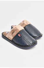 Тапочки комнатные мужские тёмно-синего цвета 206366L