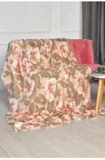 Плед серого цвета с принтом размер 150*200 206399L