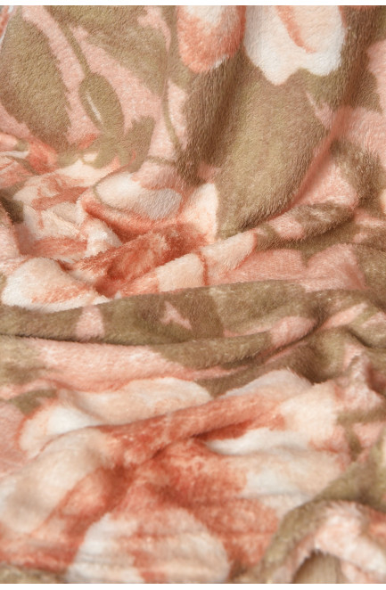 Плед серого цвета с принтом размер 150*200 206399L