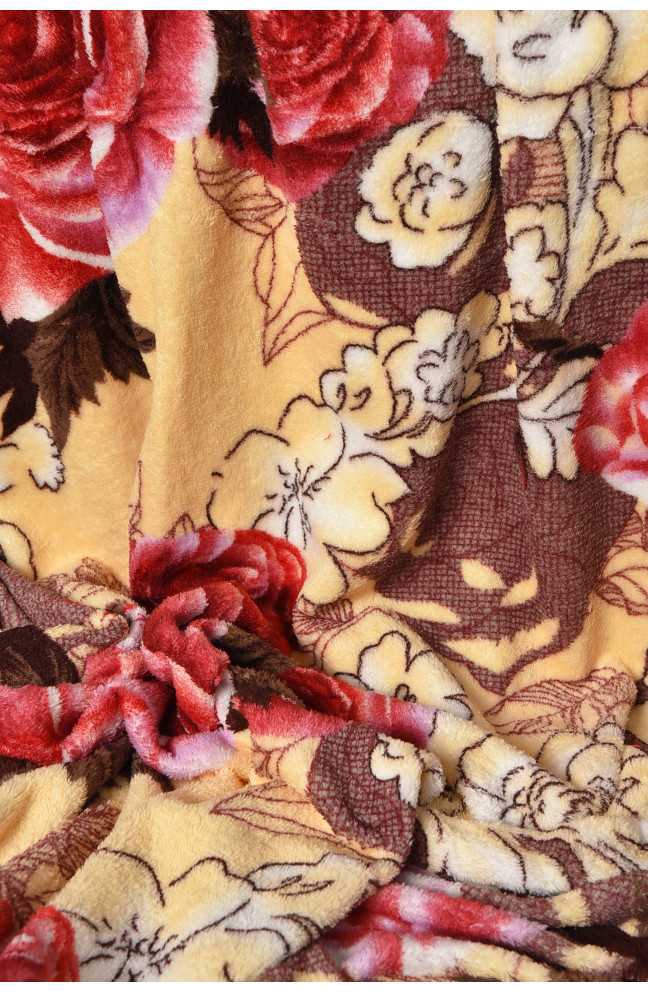 Плед бежевого цвета с принтом размер 200*220 206469L