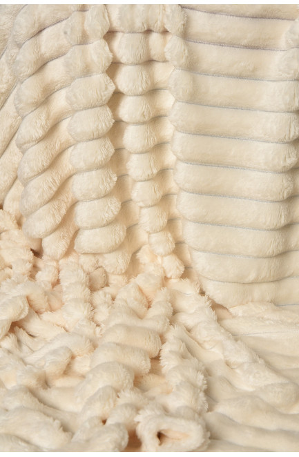 Плед однотонный молочного цвета размер 200*230 206478L