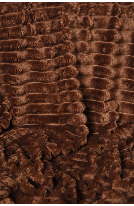 Плед однотонный шоколадного цвета размер 150*200 206494L