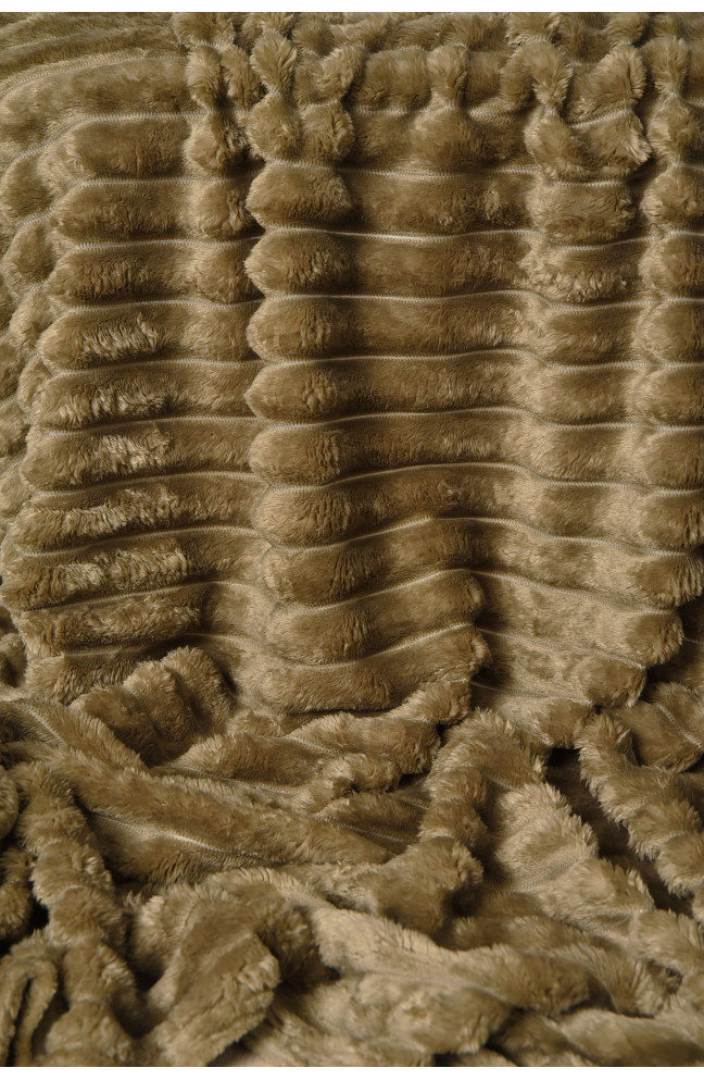 Плед однотонный оливкового цвета размер 180*200 206499L