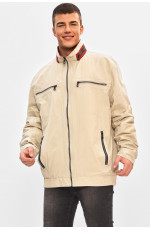 Ветровка мужская демисезонная светло-серого цвета 206988L