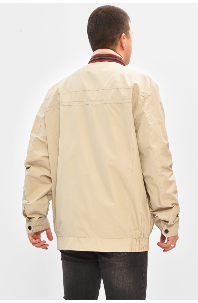 Ветровка мужская демисезонная светло-серого цвета 206988L