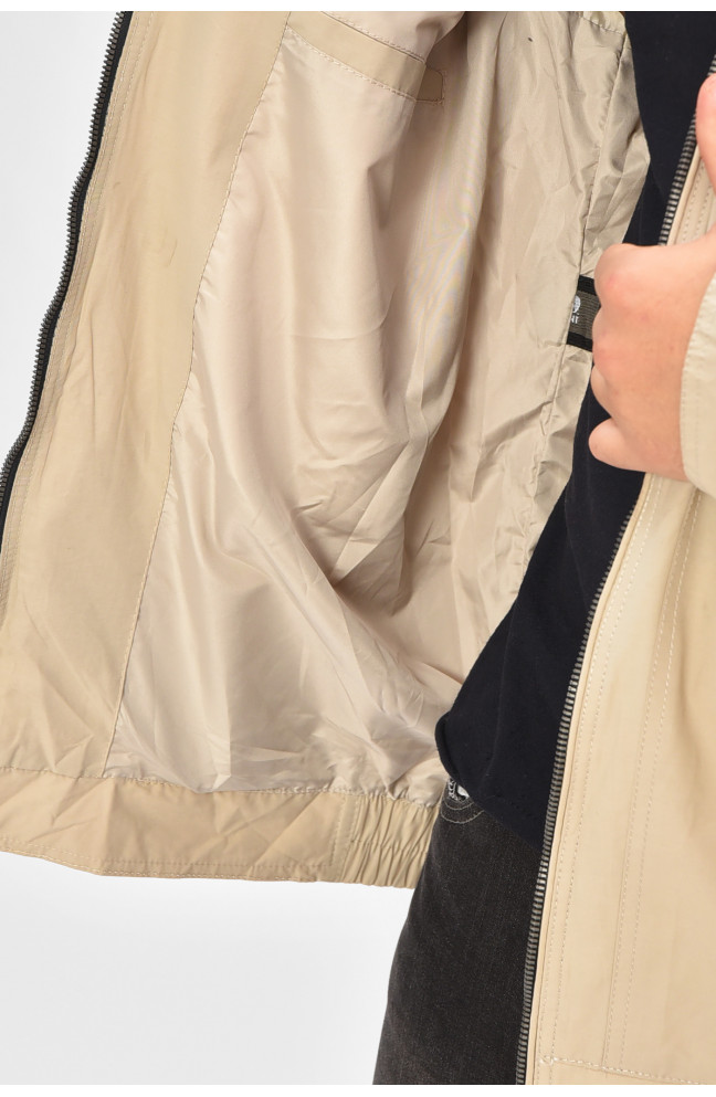 Ветровка мужская демисезонная светло-серого цвета 206988L