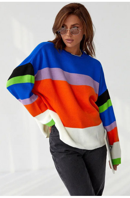 Свитер женский оранжевого цвета 207027L