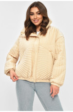 Куртка женская демисезонная бежевого цвета 207283L