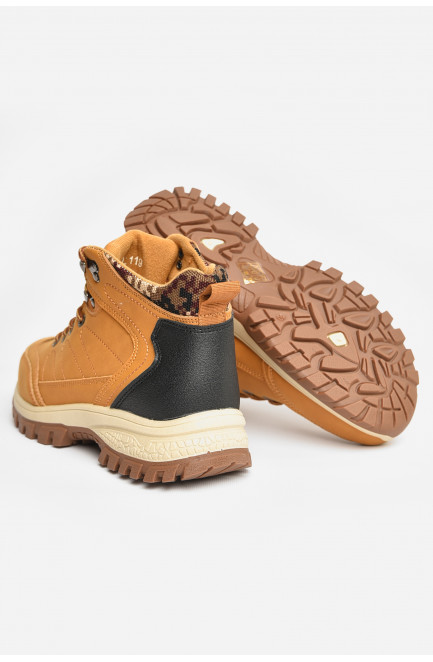 Ботинки мужские демисезонные песочного цвета 207355L Ботинки мужские демисезонные песочного цвета 207355L