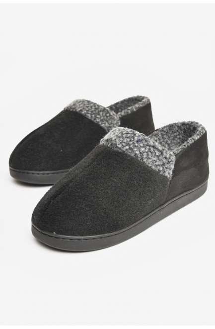 Бурки мужские на меху черного цвета 207459L