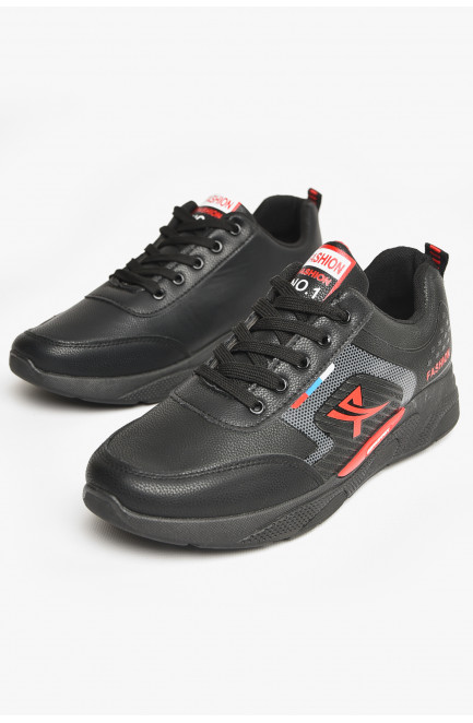Кроссовки мужские черного цвета 207485L
