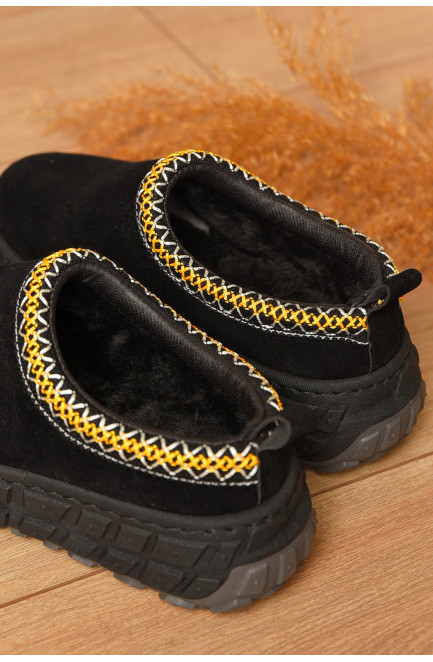 Угги женские на меху черного цвета 207491L