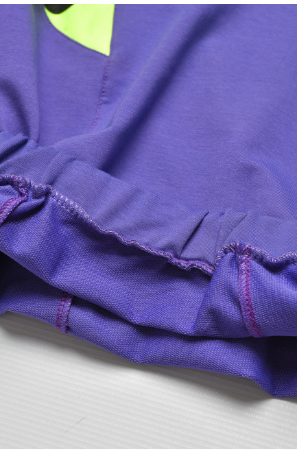 Кофта подростковая для девочки фиолетового цвета с принтом 207570L Кофта подростковая для девочки фиолетового цвета с принтом 207570L