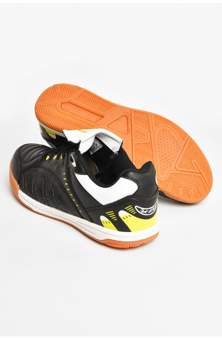 Кроссовки мужские черного цвета на шнуровке 207585L Кроссовки мужские черного цвета на шнуровке 207585L