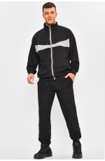 Спортивный костюм мужской черного цвета 207650L