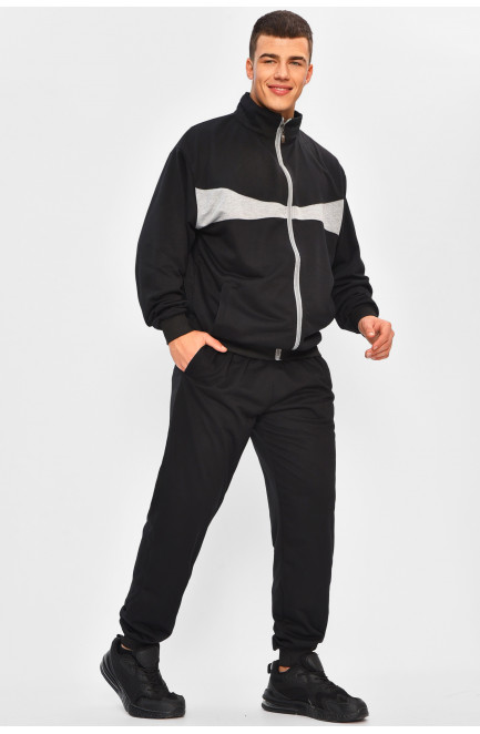 Спортивный костюм мужской черного цвета 207650L