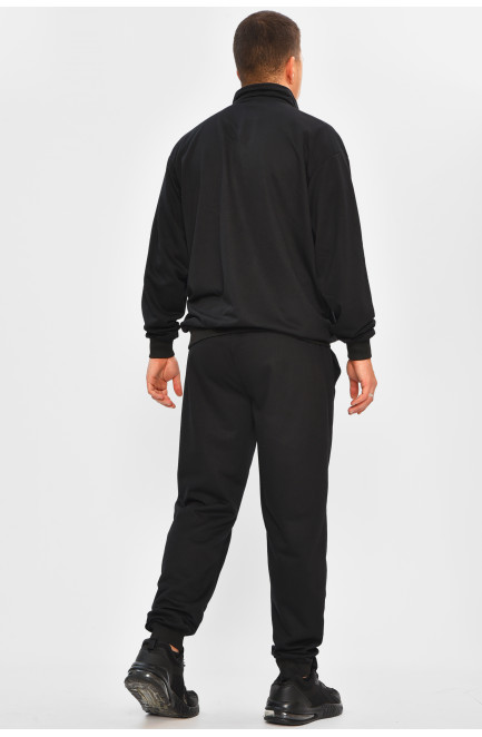 Спортивный костюм мужской черного цвета 207650L