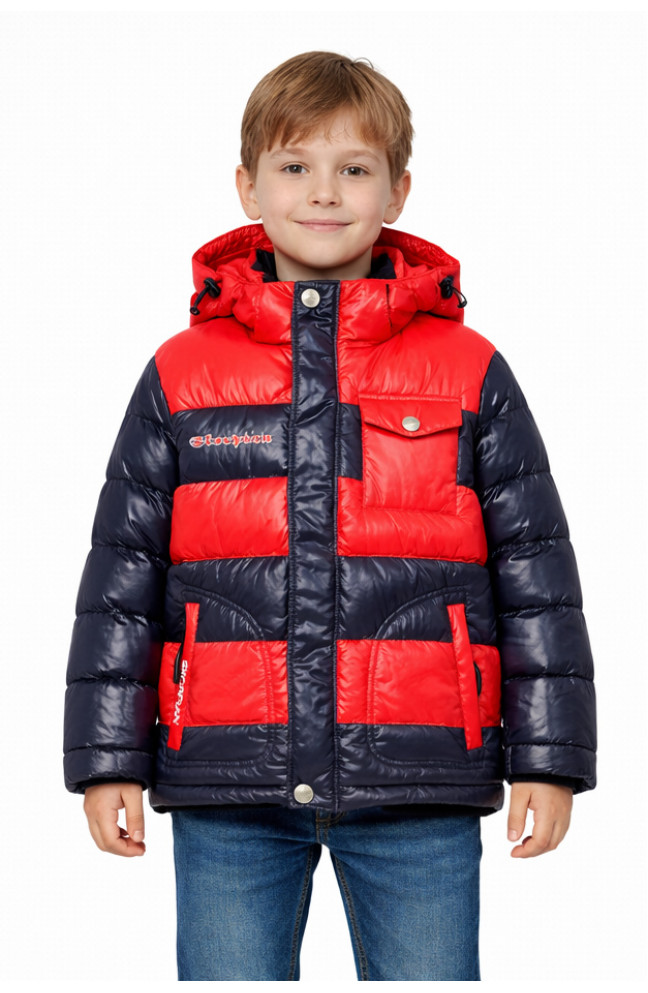 Куртка для мальчика демисезонная красного цвета 207902L