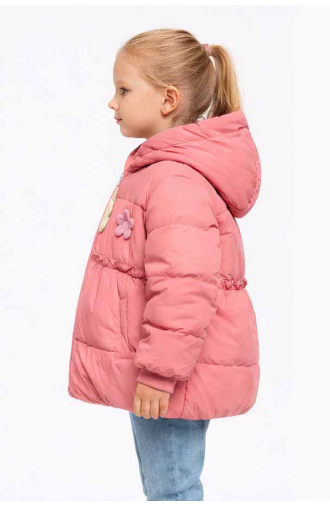 Куртка детская для девочки демисезонная розового цвета 207909L
